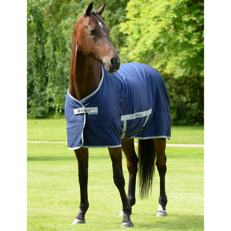 Bucas Freedom Twill Pony Stable Sheet - Navy-2